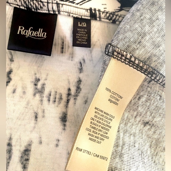 🖤RAFAELLA🖤 AZTEC PRINT OPEN FRONT TUNIC CARDIGAN BLAZER JACKET NWOT - Picture 5 of 6